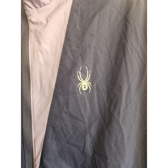 Spyder Vista Womens Lightweight Full Zip Windbreaker Lg - Picture 2 of 10